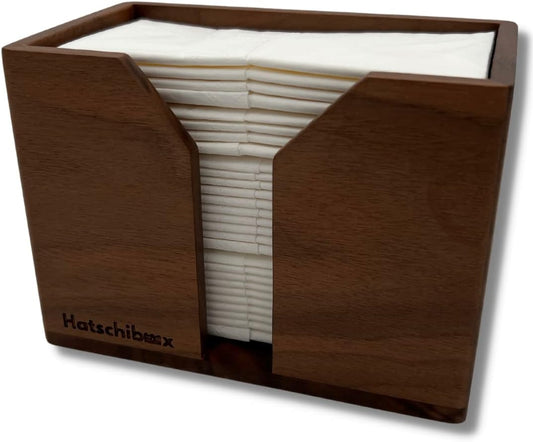 Taschentuchbox aus Walnussholz von Hatschibox
